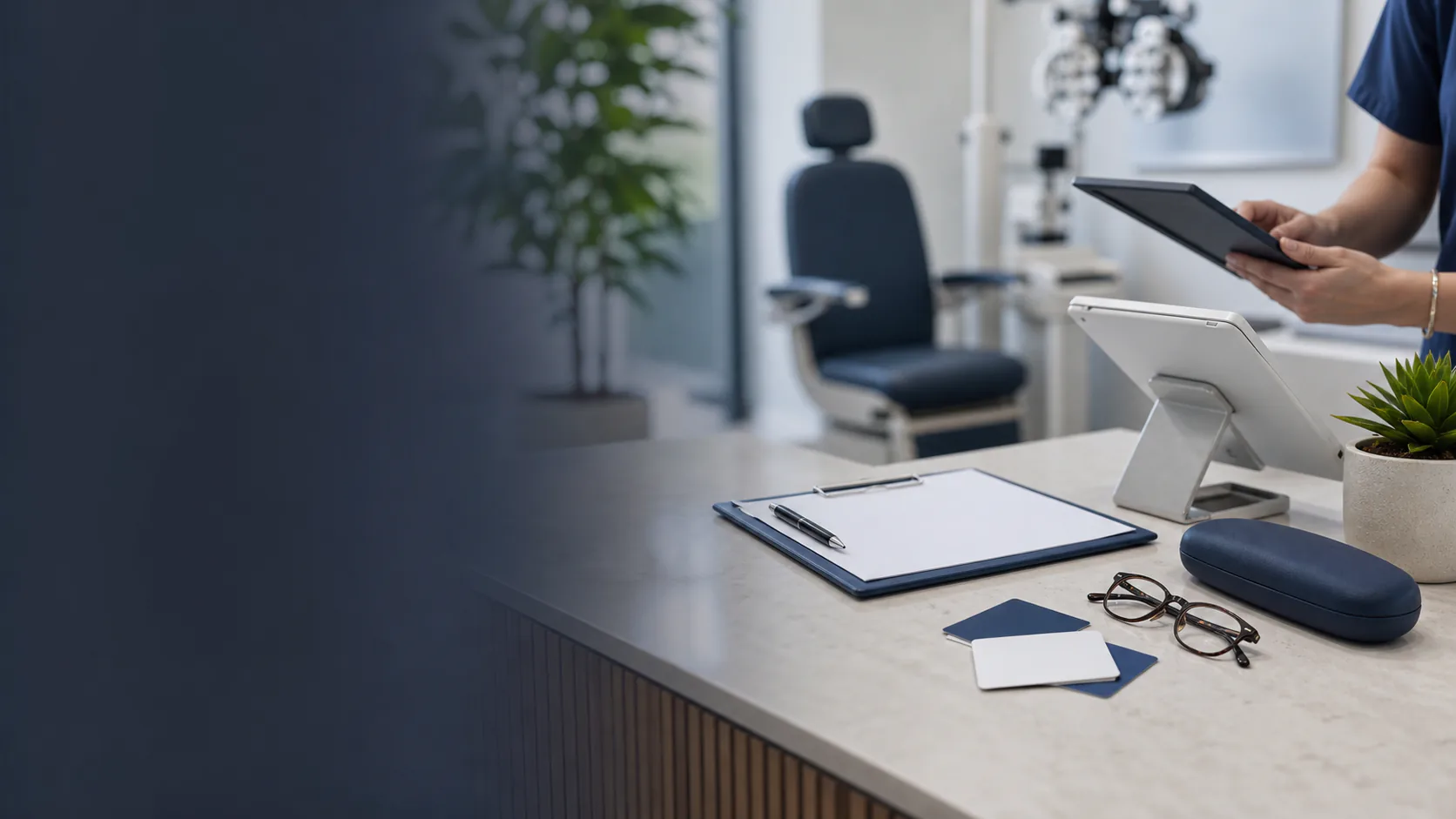 Eye exam equipment at Hashemi Eye Care