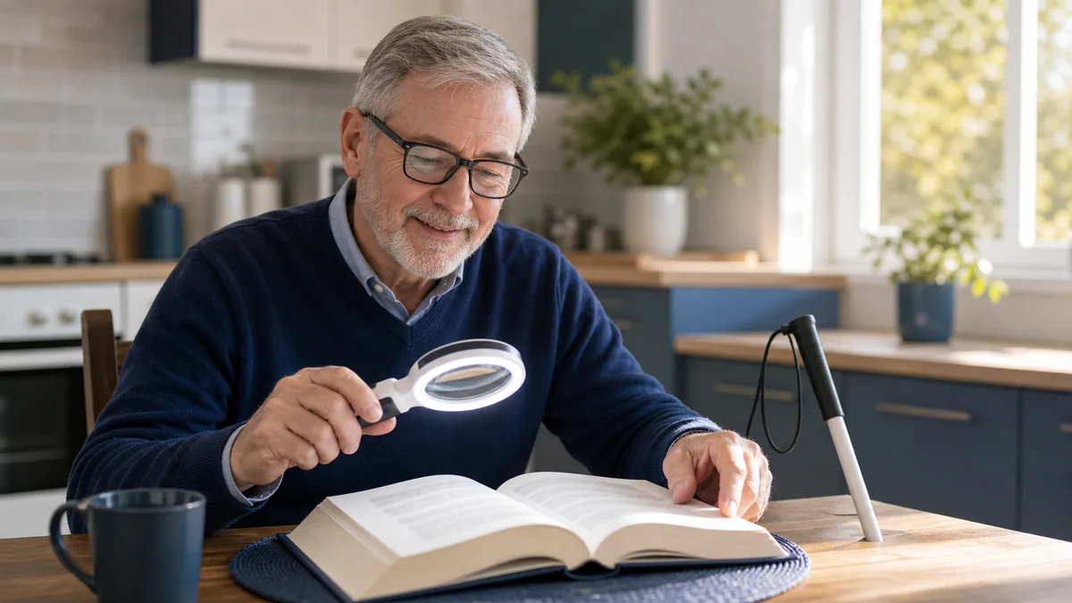 Illustration for Low Vision Rehabilitation