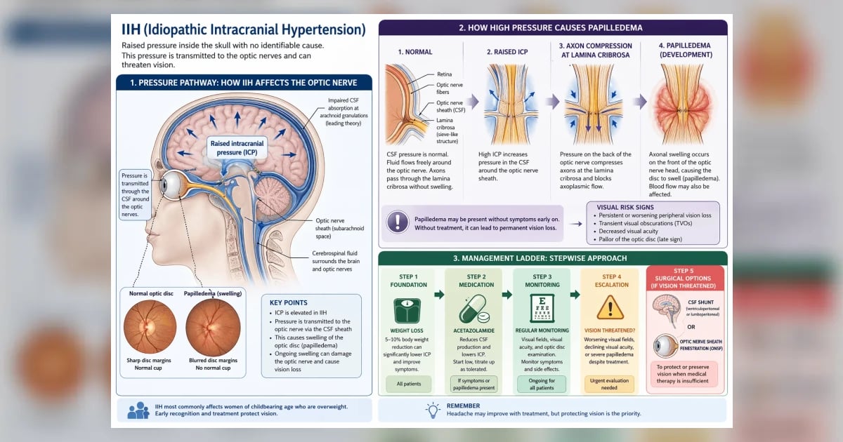 glp 1 for iih IIH (Idiopathic Intracranial Hypertension): Symptoms, Diagnosis & Treatment